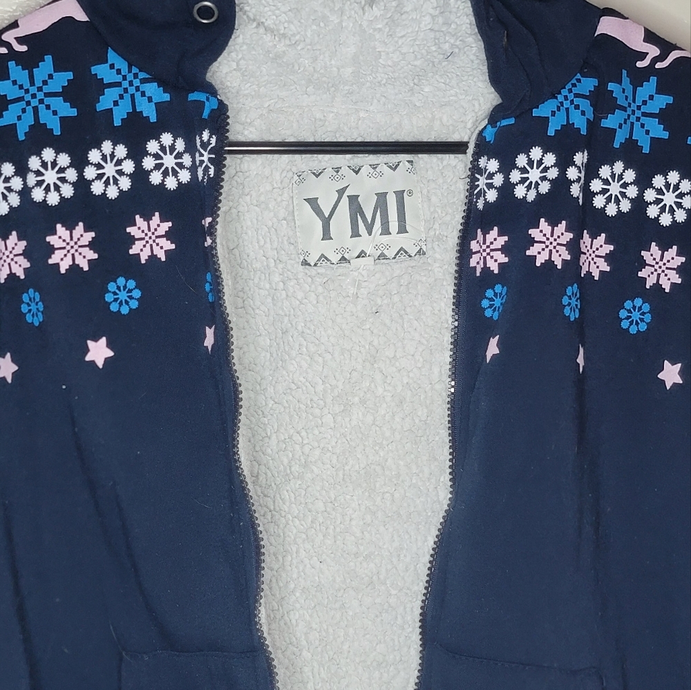 YMI 1X Blue Winter Jacket Super Festive